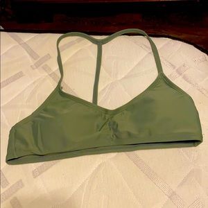 Army green Bikini top